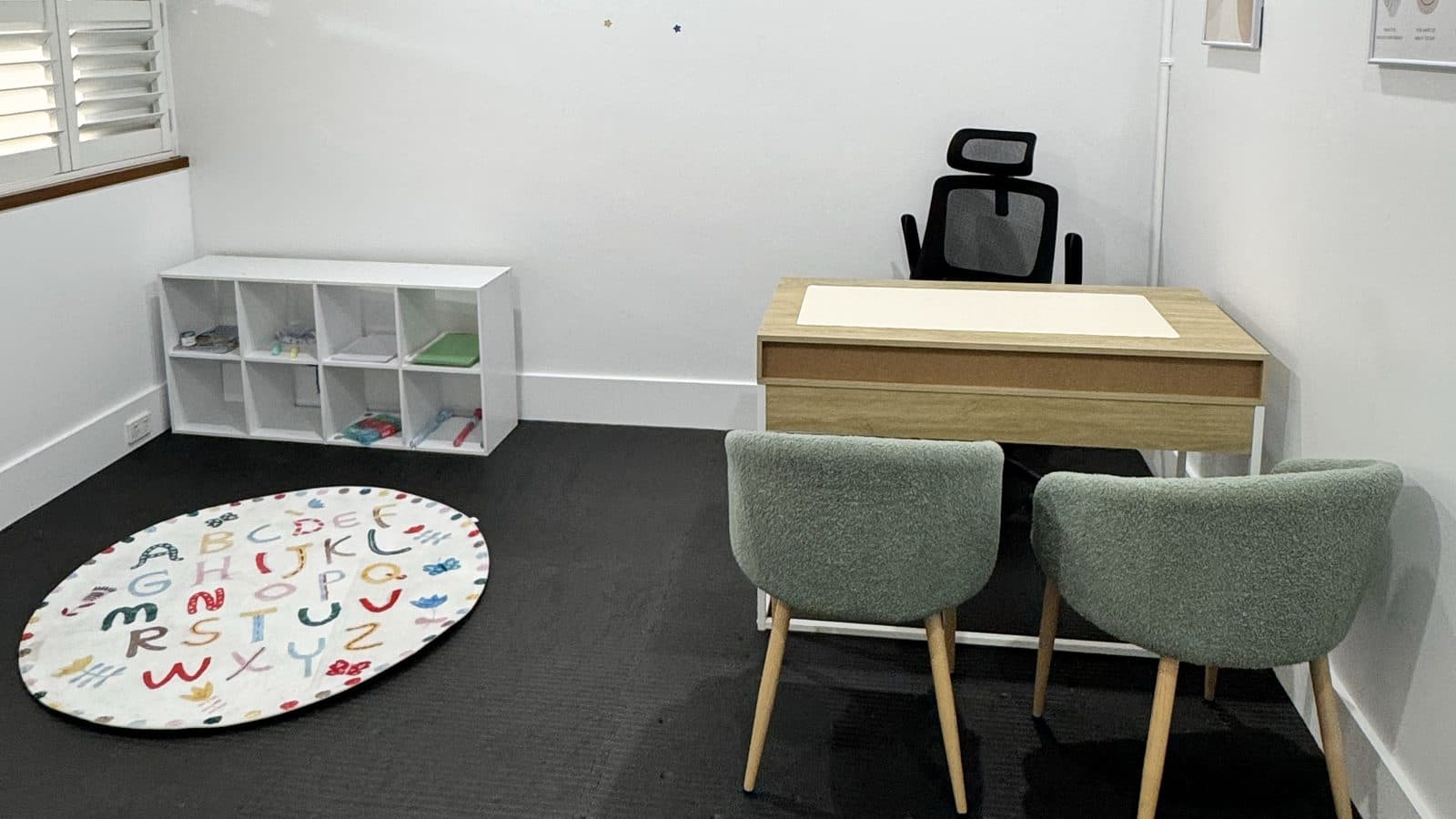 Speech Pathology treatment room at Health Society Co., Leichhardt
