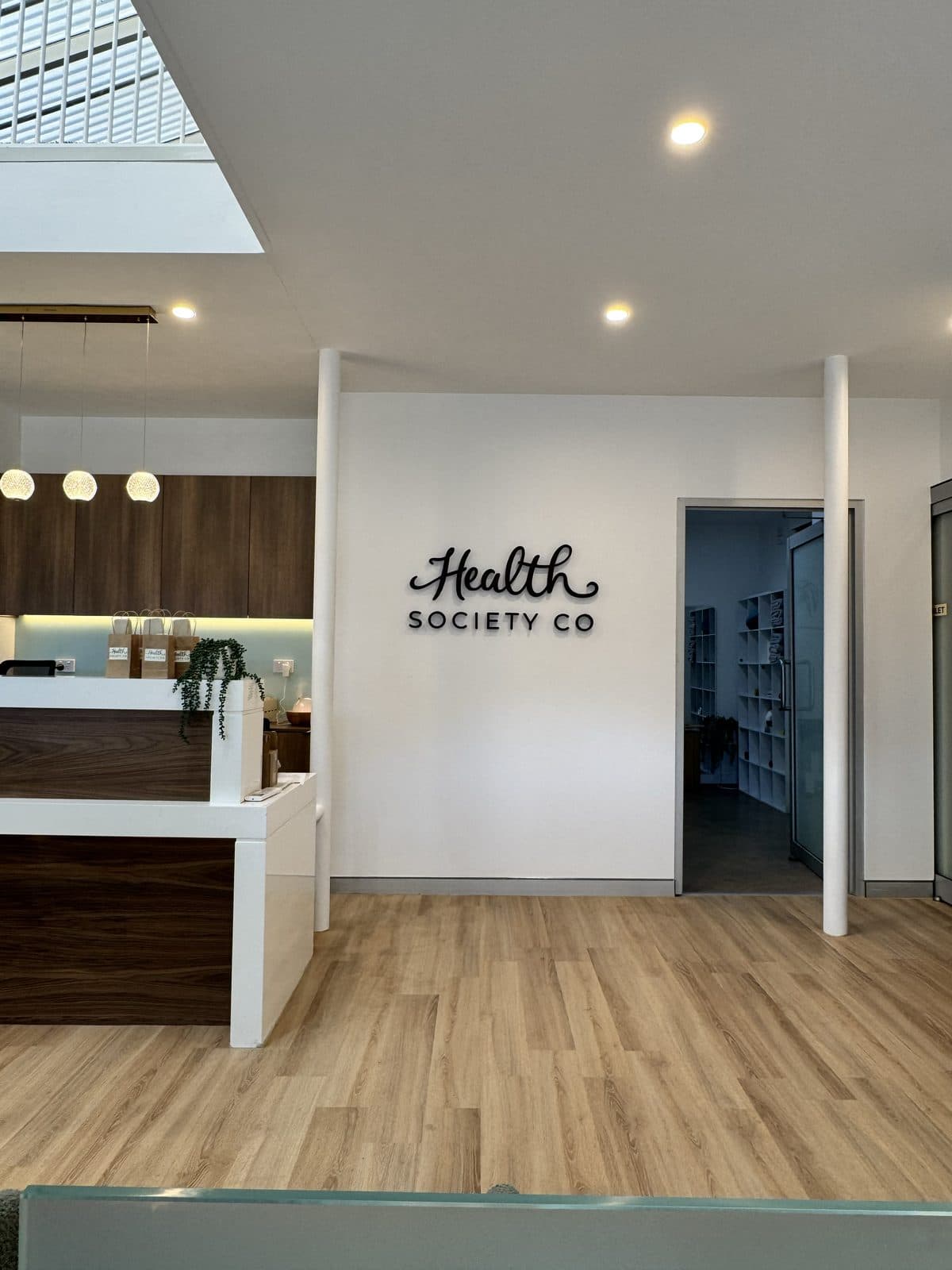 Health Society Co. reception interior