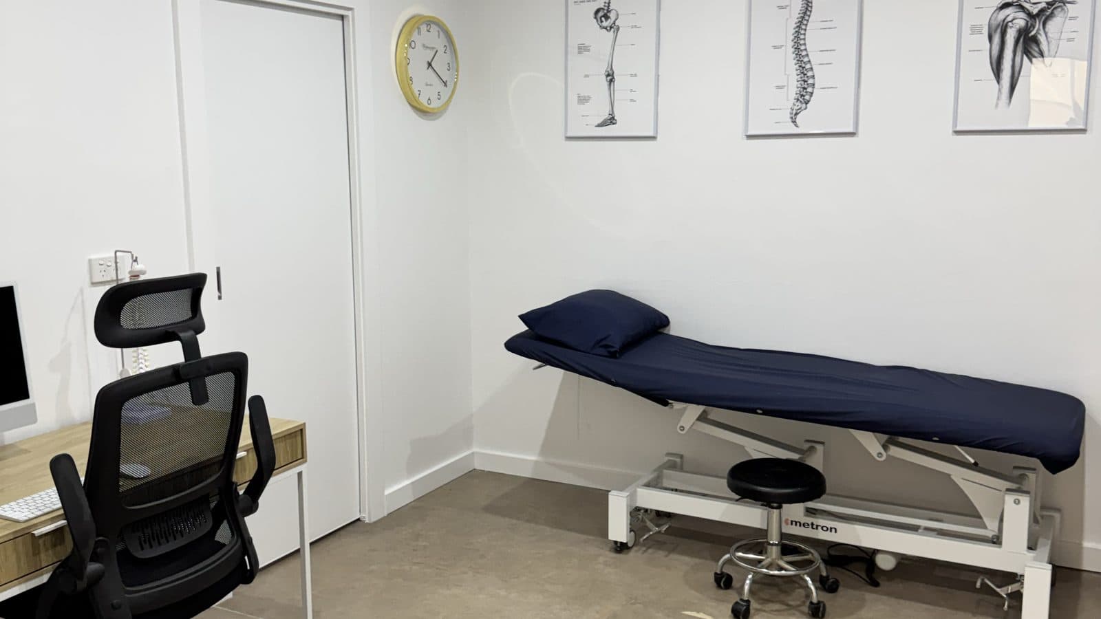 Physiotherapy treatment room at Health Society Co., Leichhardt